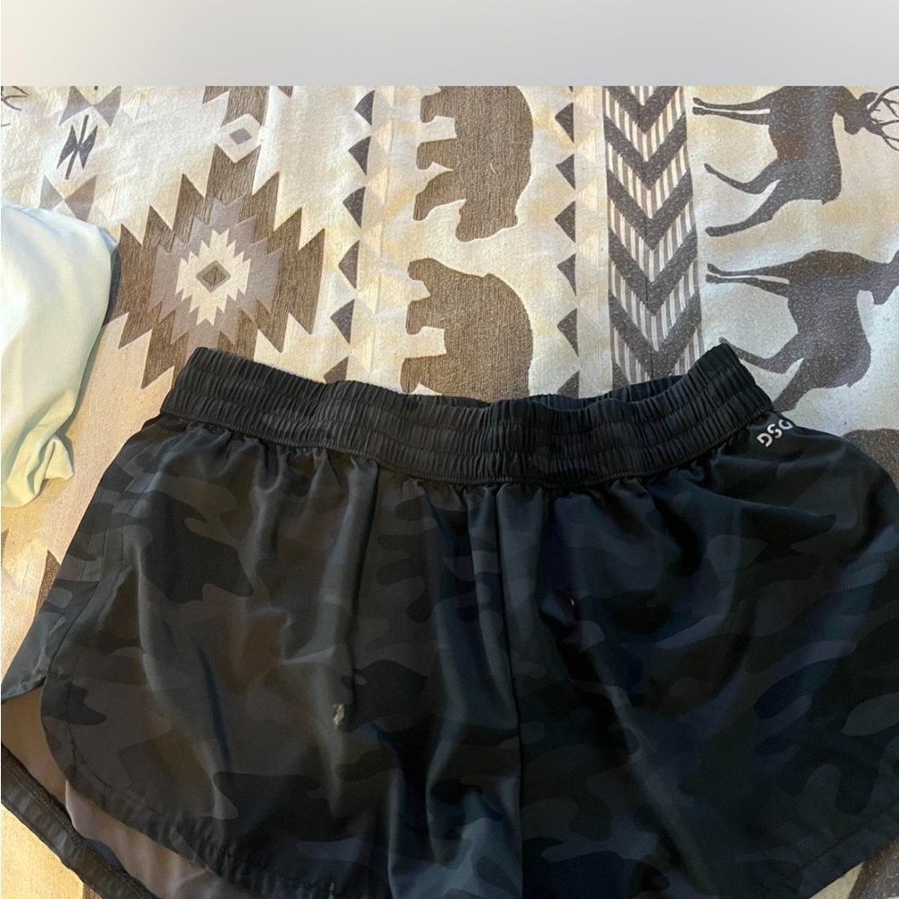 DSG Women's Dark Camo Athletic Shorts